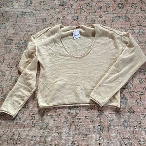 NWT 100% Cashmere Free People Sweater size XS